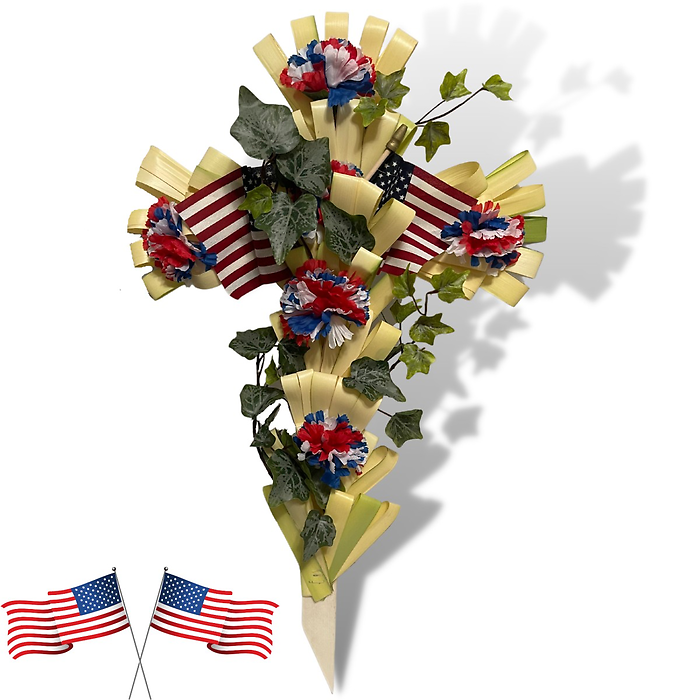 Veteran Memorial Palm Cross