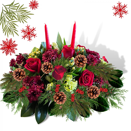 Candle Light Glow Centerpiece