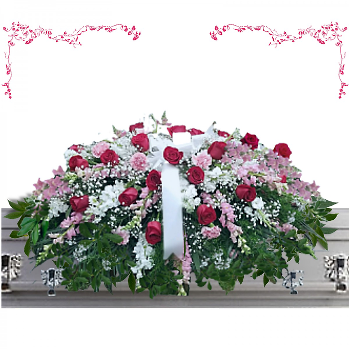 You Are My Heart Casket Spray