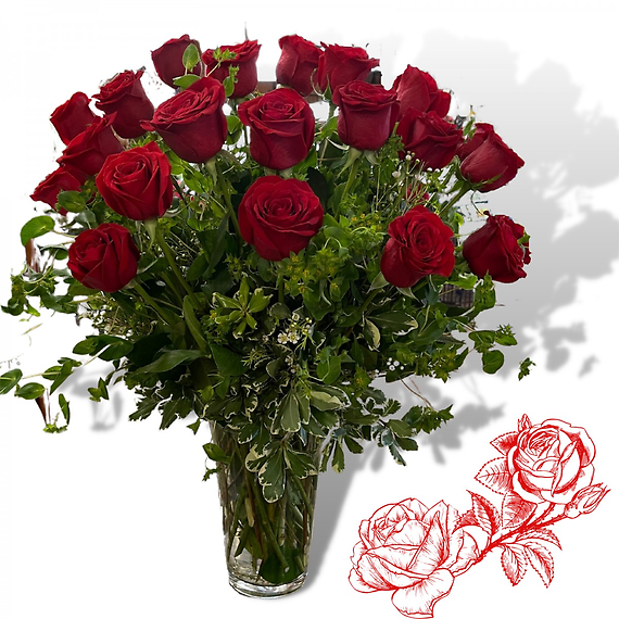 My Love - Twenty-Four Long Stemmed Red Roses
