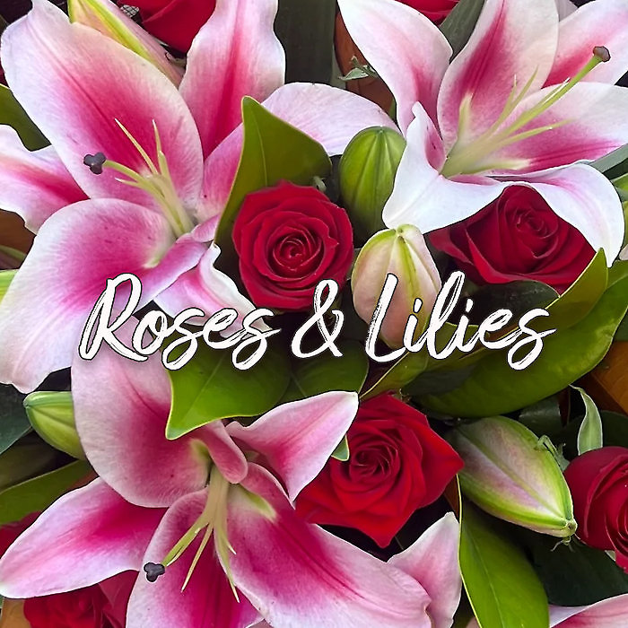 Rose and Lily Arrangement