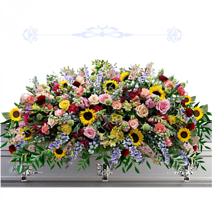 Garden of Memories Casket Spray