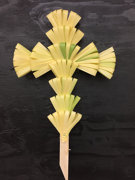 22\"Undecorated Palm Cross