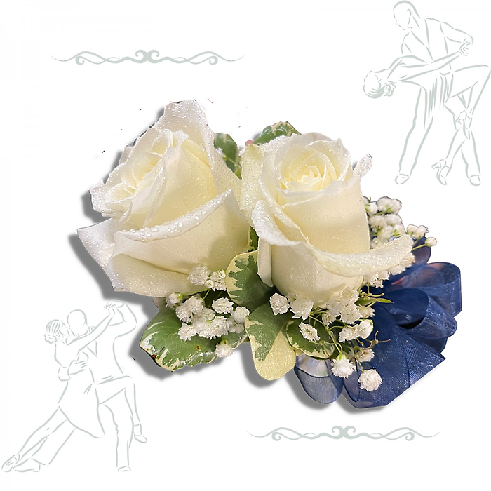 Double Rose Corsage