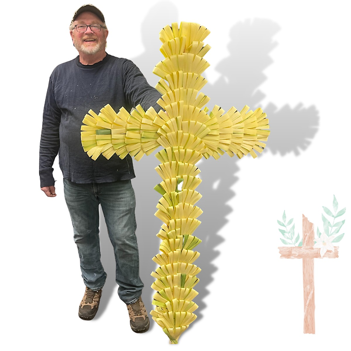 48\"Palm Cross