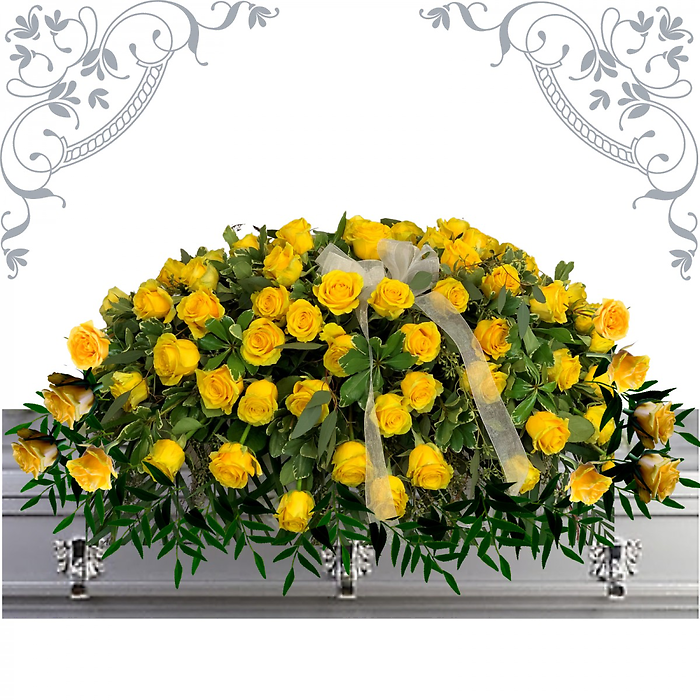 Graceful Garden Casket Spray